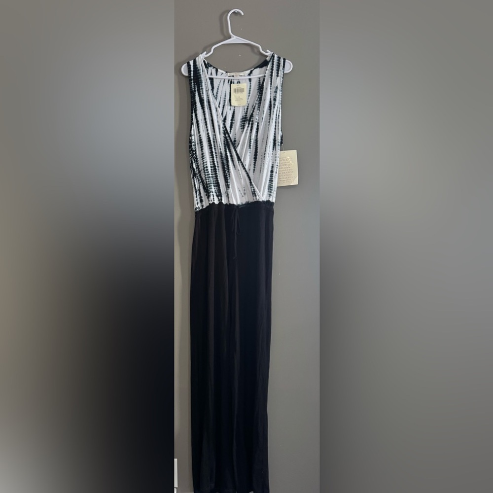 NWT Black and White Women's Jumpsuit.
